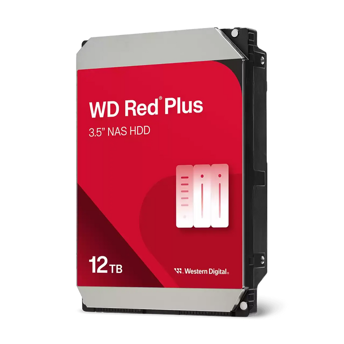 Hard drive WD Red Plus, 12TB NAS, 3.5", 512MB, 7200RPM
