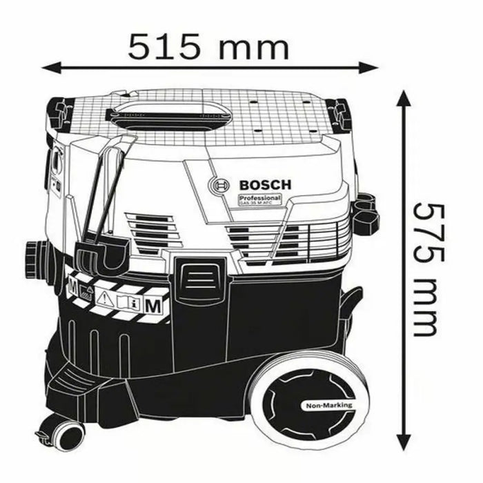 Wet and dry vacuum cleaner BOSCH GAS 35 M AFC 35 L - Прахосмукачки и роботи<<<Почистване Прахосмукачки И Гладене<<<Дом