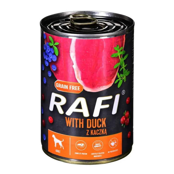 Wet food Dolina Noteci Rafi Blueberry Duck 400 g - Хранене на домашни любимци<<<Домашни Животни<<<Дом