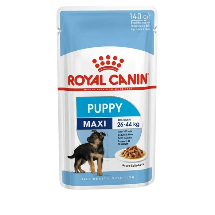 Wet food Royal Canin Maxi Puppy 10 x 140 g - Хранене на домашни любимци<<<Домашни Животни<<<Дом Градина<<<BigBuy&&&Wet