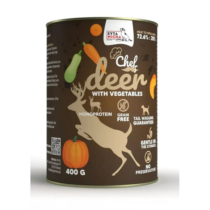 Wet food SYTA MICHA Deer 400 g - Хранене на домашни любимци<<<Домашни Животни<<<Дом Градина<<<BigBuy&&&Wet