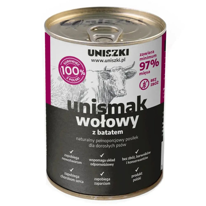 Wet food Uniszki Unismak Carne de res con batata Beef 410 g - Хранене на домашни любимци<<<Домашни Животни<<<Дом