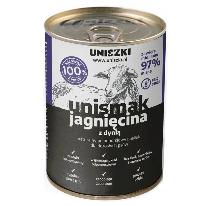 Wet food Uniszki Unismak Cordero con Calabaza Lamb 410 g - Хранене на домашни любимци<<<Домашни Животни<<<Дом
