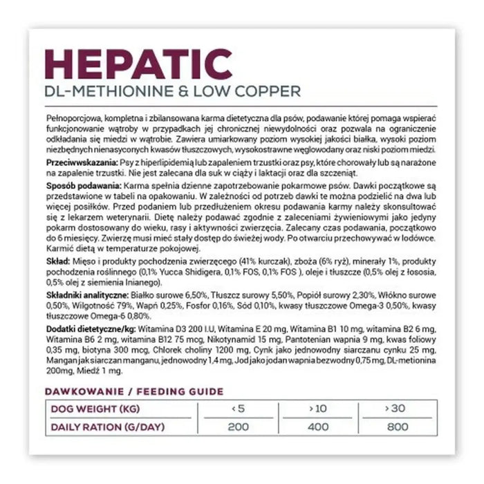 Wet food VETEXPERT Hepatic Dog Meat 400 g - Хранене на домашни любимци<<<Домашни Животни<<<Дом Градина<<<BigBuy&&&Wet