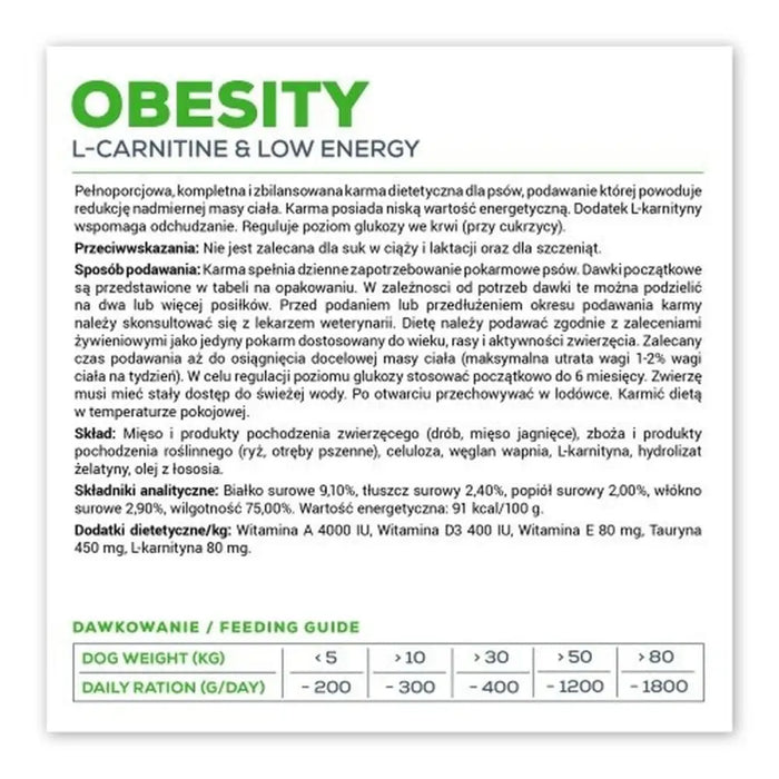 Wet food VETEXPERT Veterinary Diet Obesity Dog 400 g - Хранене на домашни любимци<<<Домашни Животни<<<Дом