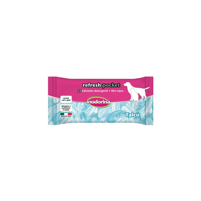 Wet Wipes for Pets Inodorina Talco Talcum Powder 60 Units - Домашни Животни<<<Дом Градина<<<BigBuy&&&Здраве и