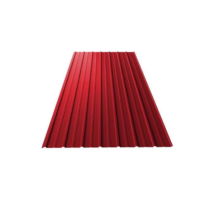 TRAPEZOIDAL SHEET WETTERBEST W10 RED 0.92X2 M