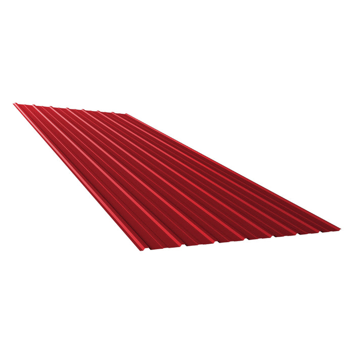 TRAPEZOIDAL SHEET WETTERBEST W10 RED 0.92X2 M