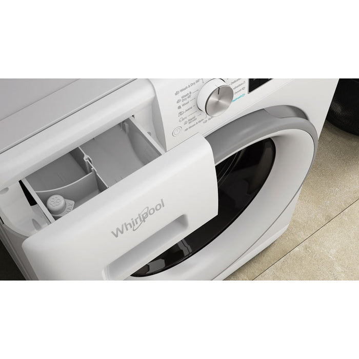 Washer dryer Whirlpool FFWDD 1076258 SV EE , 10.00 kg, 1600 rpm, 7 kg, E , White