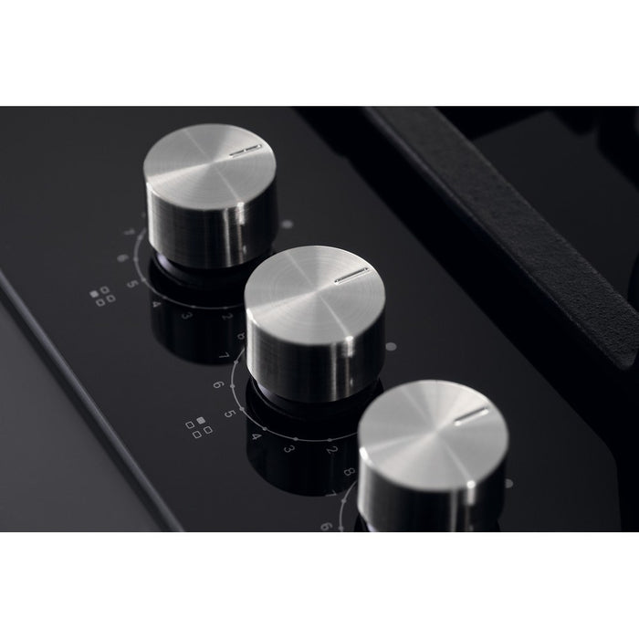 Whirlpool AKTL 629/NB1 hob Black Built-in 59 cm Gas 4 zone(s)