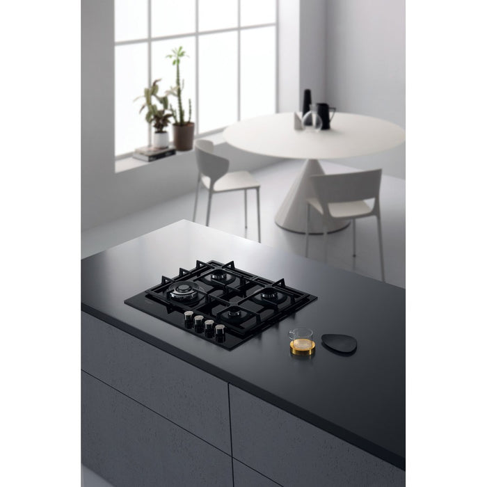 Whirlpool AKTL 629/NB1 hob Black Built-in 59 cm Gas 4 zone(s)
