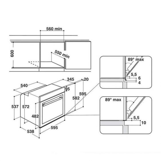 Built-in oven Whirlpool AKZM 8480 NB