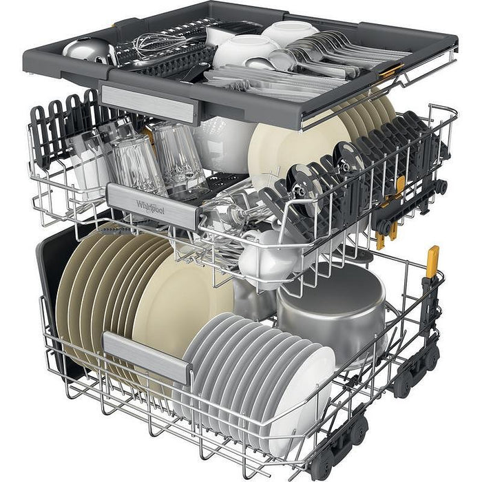 Built-in dishwasher Whirlpool MaxiSpace W7I HP42 L, 15 sets, 600 W, mm, C