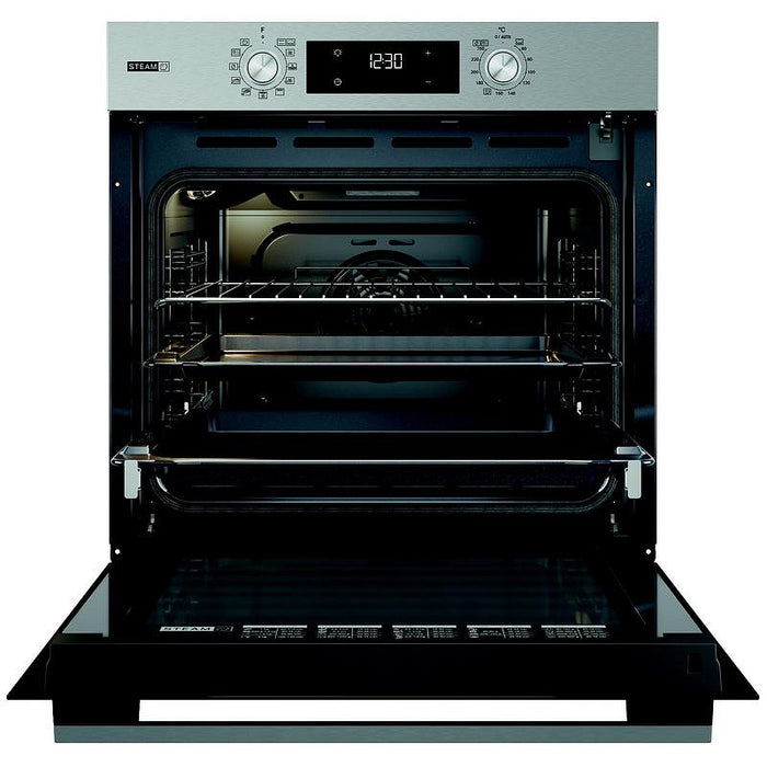 Built-in oven WHIRLPOOL OMSK58RU1SX, 71 l, Pyrolysis, A+, Push buttons