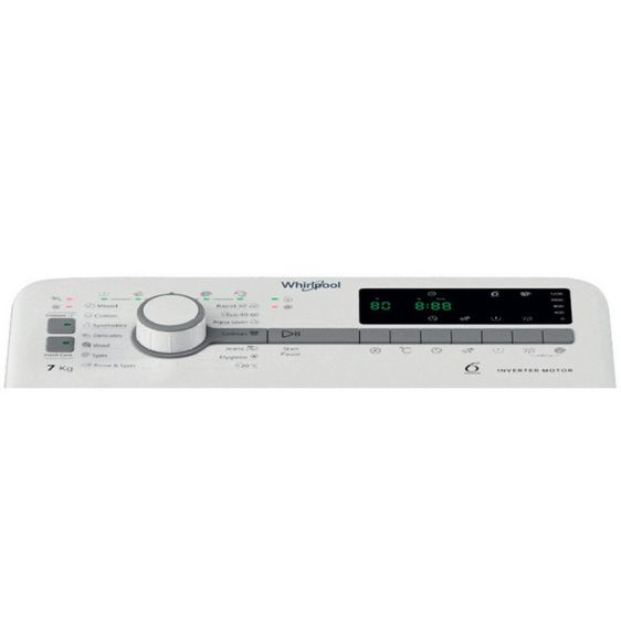 Washing machine WHIRLPOOL TDLR 7251BS EU/N, 7 kg, 6th SENSE®, 1200 rpm