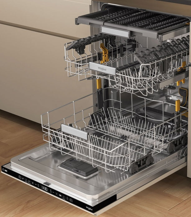 Built-in dishwasher Whirlpool MaxiSpace W7I HT58 T + 2pcs Fairy Platinum Plus 59 dishwasher tablets