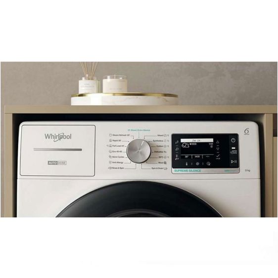 Washing machine Whirlpool W8 99AD SILENCE EE*** , 1400 rpm, 9.00 kg, A , White