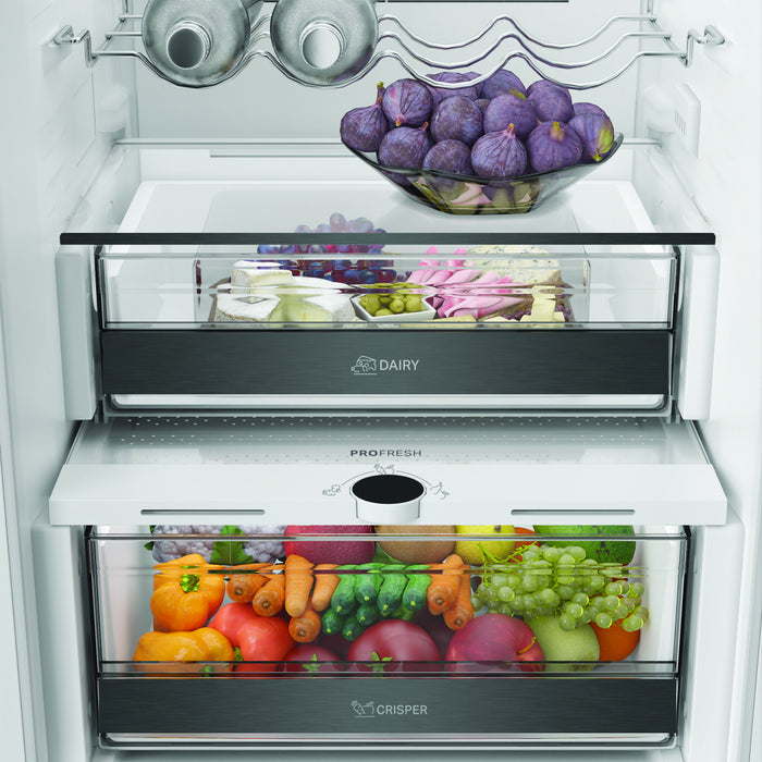 Built-in refrigerator WHIRLPOOL WHK2 5322 B4E, 300 l, 6th SENSE, 193.5 cm