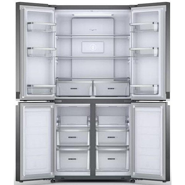 Side-by-Side Refrigerator Whirlpool WQ9 E2L EF, 610 l, E, No Frost, Stainless Steel