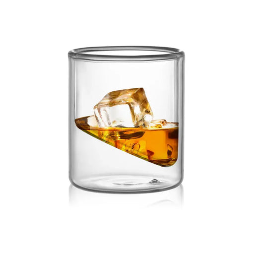 WHISKEY GLASS 80 ML 2 PCS DOUBLE WALLED FAUBOURG EDINBOURG - Сервизи чаши и чинии<<<Домашни потреби<<<Кухня<<<Praktiker
