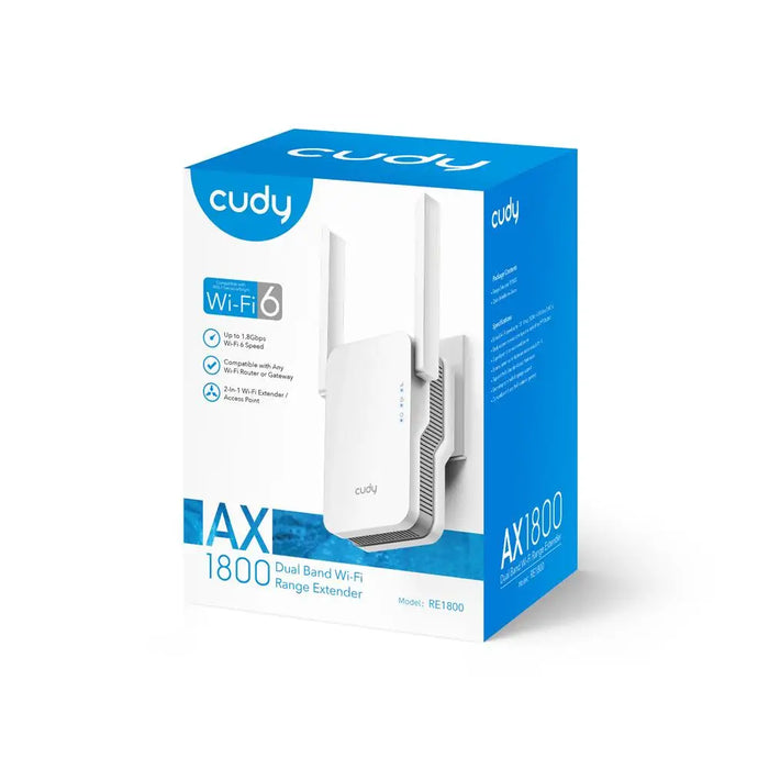 Wi-Fi Amplifier Cudy AX1800 - Access Point<<<Мрежово оборудване<<<ValiAPI&&&Компютър Мрежи и компоненти<<<Компютри|