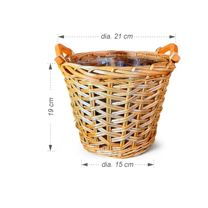 WICKED BASKET S 19X21CM GARDEN STAR HD-10875-S - Саксии<<<Саксии кашпи и цветарници<<<Градина<<<Praktiker