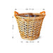 WICKED BASKET S 19X21CM GARDEN STAR HD-10875-S - Саксии<<<Саксии кашпи и цветарници<<<Градина<<<Praktiker