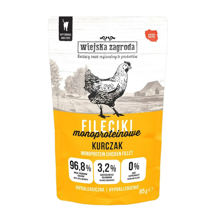 Cat food WIEJSKA ZAGRODA Chicken 85 g