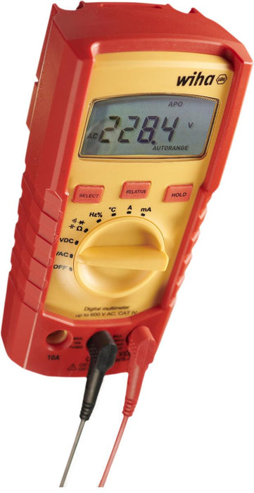DIGITAL MULTISET UP TO 600V AC CAT IV