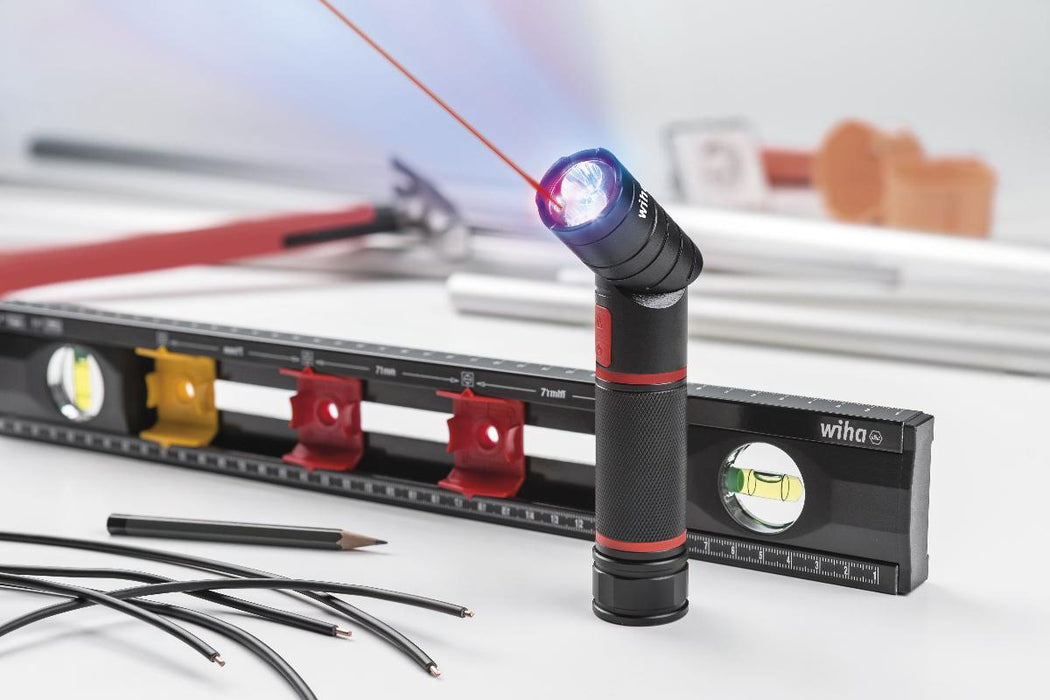 LED FLASHLIGHT WITH LASER AND UV LIGHT WIHA