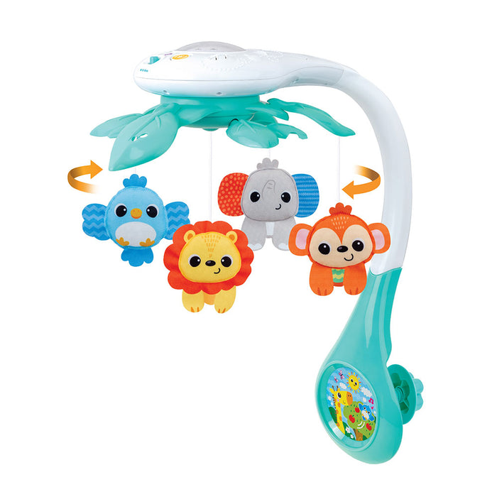 WinFun Musical Bed Carousel - Jungle Pals