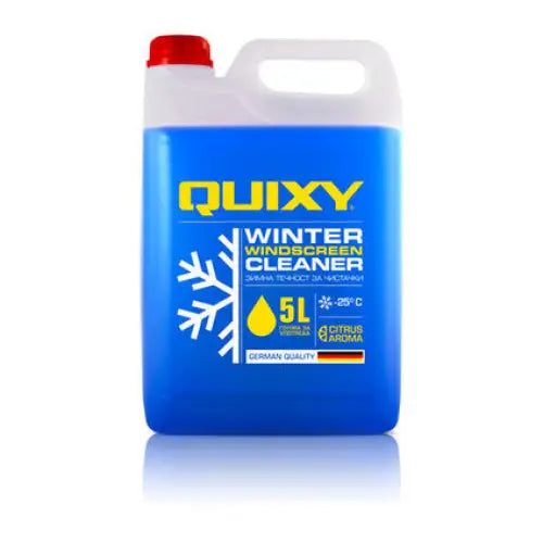 WINTER WIPER FLUID -25C 5L READY TO USE QUIXY - Зимна течност за чистачки<<<Сезонни авто продукти<<<Авто и