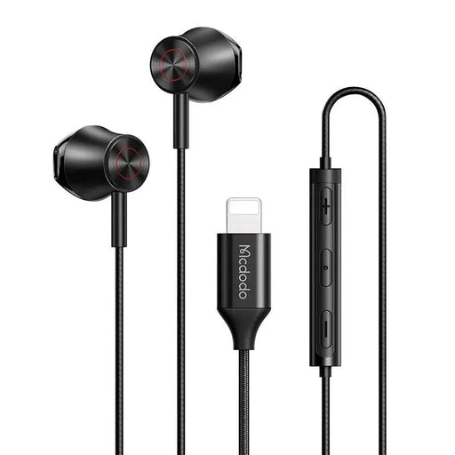 Wired earphones Mcdodo HP-4080 lightning (black) - Wired<<<Headphones<<<Audio<<<InnproXML