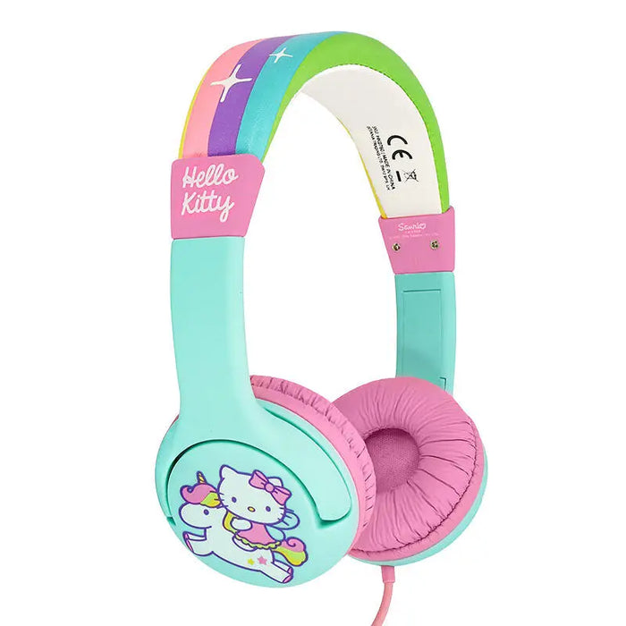 Wired headphones for Kids OTL Hello Kitty Rainbow (turquoise) - Headphones and speakers<<<Electronic accessories<<<Mom