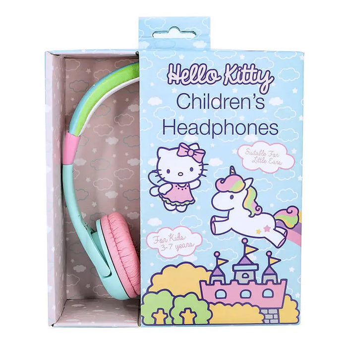 Wired headphones for Kids OTL Hello Kitty Rainbow (turquoise) - Headphones and speakers<<<Electronic accessories<<<Mom