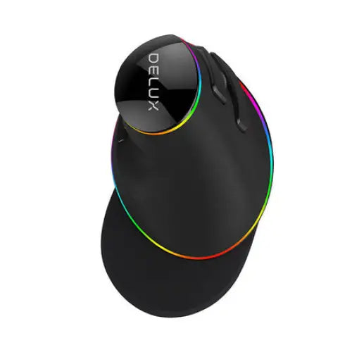 Wired Vertical Mouse Delux M618Plus 4000DPI RGB - Vertical mice<<<Mice<<<Gaming<<<InnproXML