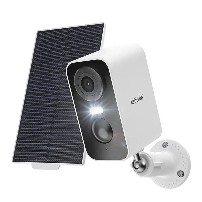 Wireless 3MP WiFi outdoor camera ieGeek ZS-GX3S white with solar panel - IP cameras<<<Smart Home<<<InnproXML