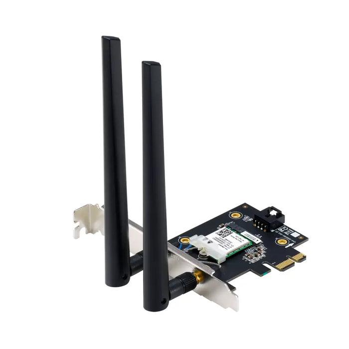 Wireless adapter ASUS PCE-BE6500 WiFi 7 PCI-e two external antennas and Bluetooth 5.4 - Безжични адаптери<<<Мрежово
