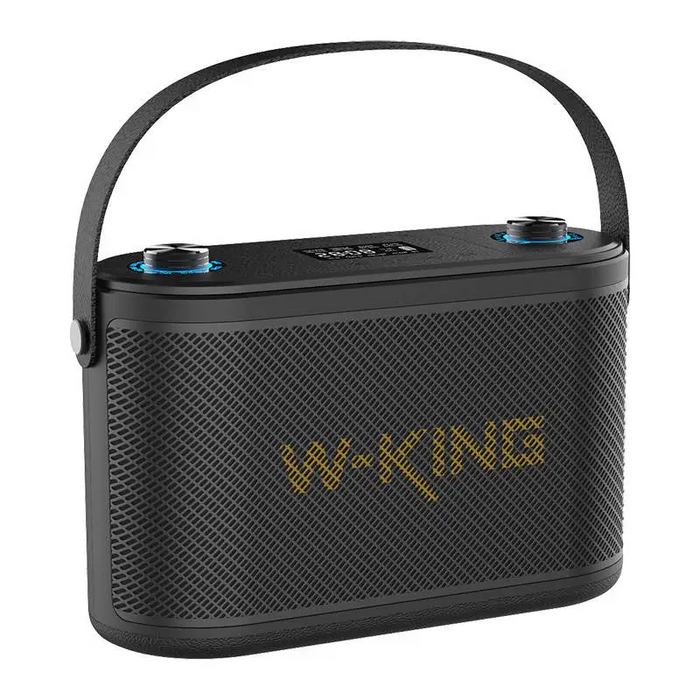 Wireless Bluetooth Speaker W-KING H10 120W + 2 microphones (black) - Bluetooth portable