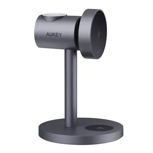 Wireless charger MagFusion 3 in 1 Aukey LC-MC311 15W Qi2 (gray) - Wireless chargers<<<Chargers<<<GSM