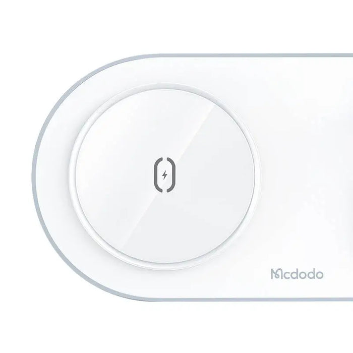 Wireless Charger Mcdodo CH-7060 3 in 1 15W (mobile/TWS/Apple watch) (white) - Car chargers<<<Chargers<<<GSM