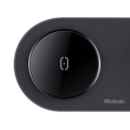 Wireless Charger Mcdodo CH-7061 3 in 1 15W (mobile/TWS/Apple watch) (black) - Car chargers<<<Chargers<<<GSM