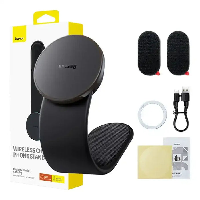 Wireless Charging Car Mount Baseus C02 Pro Series - Phone holders<<<Car accessories<<<InnproXML&&&Електроника Телефони