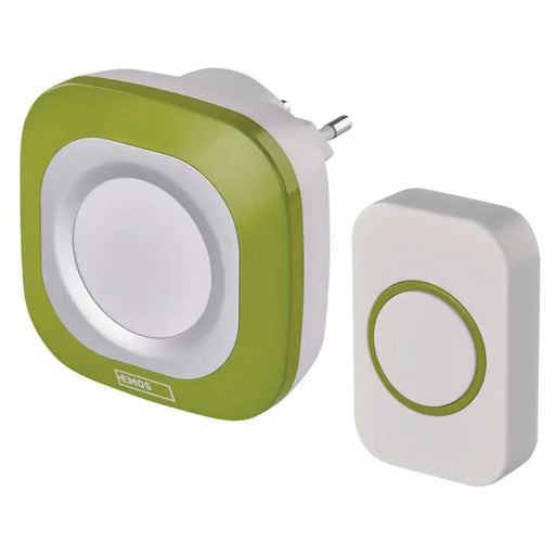 WIRELESS DOORBELL GREEN EMOS P5733G - Звънци<<<Електроматериали<<<Строителни