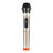 Wireless dynamic microphone UHF PULUZ PU628J 3.5mm (gold) - Lavalier<<<Microphones<<<Audio<<<InnproXML