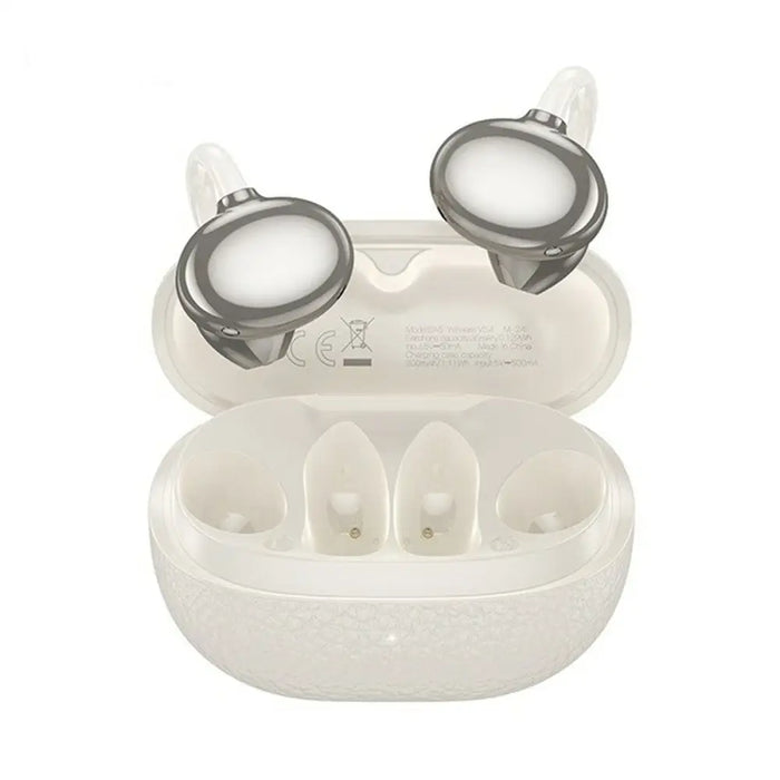 Wireless Earphones with Charging Case Hoco EA5 DUKE III White - Микрофони и слушалки<<<Електроника Периферни и резервни