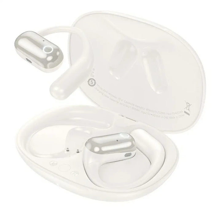 Wireless Earphones with Charging Case Hoco EA6 White - Микрофони и слушалки<<<Електроника Периферни и резервни