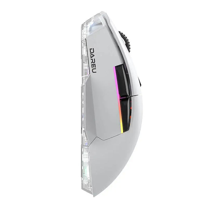 Wireless gaming mouse + charging dock Dareu A955 RGB 400-12000 DPI (white) - Wireless<<<Mice<<<Gaming<<<InnproXML