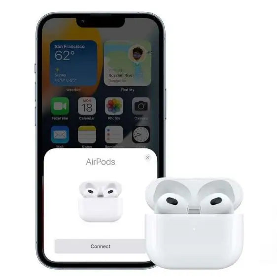 Wireless headphones Apple AirPods MPNY3LL/A (3rd generation with Lightning Charging Case) - True wireless