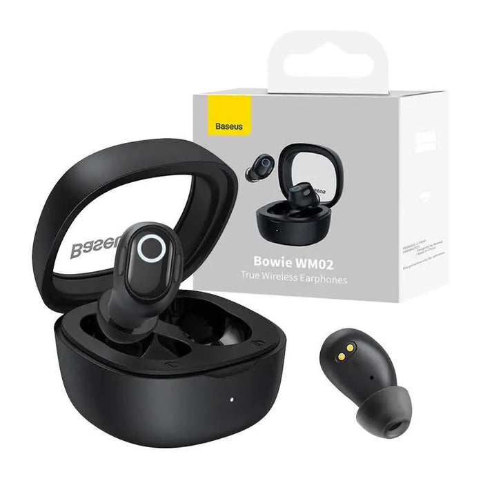 Wireless headphones Baseus Bowie WM02 TWS Bluetooth 5.0 (black)